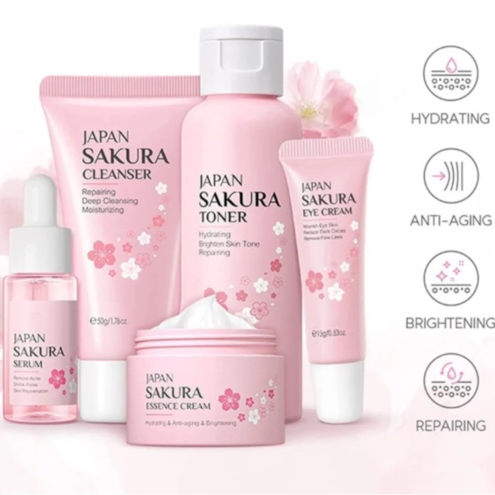 Sakura Pink Cleanser & Exfoliant Skincare